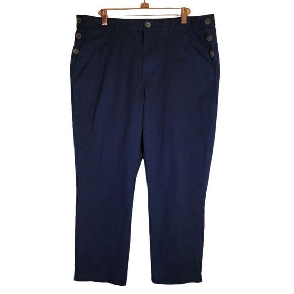 Tommy Hilfiger Women's Cropped Slim Leg Pants (Size 16) - Picture 1 of 4